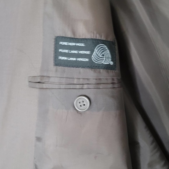 Vittorio St. Angelo Wool Suit 48R Two Piece 4 Button Single Breast Pleat No Vent - Picture 5 of 16